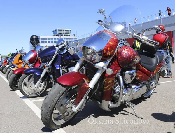 Kazan Federacja Rosyjska Maja 2018 Auto Moto Show Otwarcie Sezonu — Zdjęcie stockowe