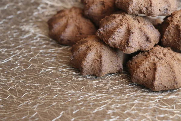 Хрустящее Шоколадное Печенье Вкусное Печенье Какао — стоковое фото