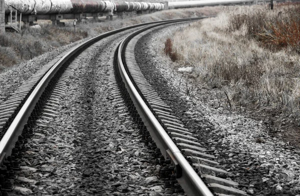 Railway Industrial Zone — Stock Photo, Image