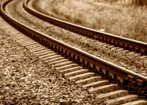 Järnvägen Industriområdet — Stockfoto