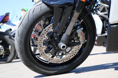 Kazan, Rusya, 26 Mayıs 2018: Motosiklet sezon açılışı - 