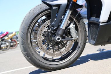 Kazan, Rusya, 26 Mayıs 2018: Motosiklet sezon açılışı - 