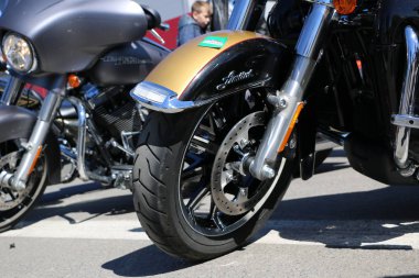 Kazan, Rusya, 26 Mayıs 2018: Motosiklet sezon açılışı - 