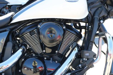 Kazan, Rusya, 26 Mayıs 2018: Motosiklet sezon açılışı - 