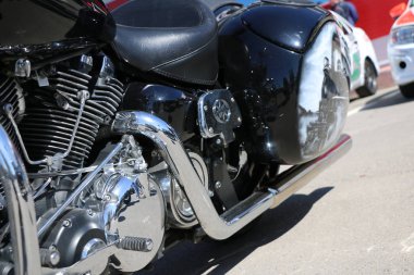 Kazan, Rusya, 26 Mayıs 2018: Motosiklet sezon açılışı - 