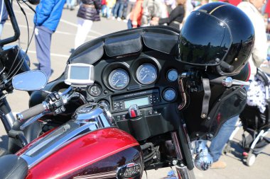 Kazan, Rusya, 26 Mayıs 2018: Motosiklet sezon açılışı - 