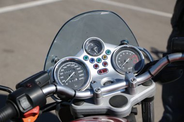 Kazan, Rusya, 26 Mayıs 2018: Motosiklet sezon açılışı - 