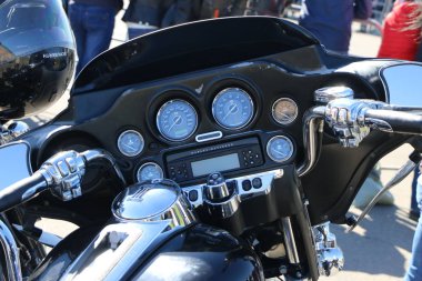 Kazan, Rusya, 26 Mayıs 2018: Motosiklet sezon açılışı - 