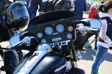 Kazan, Rusya, 26 Mayıs 2018: Motosiklet sezon açılışı - 