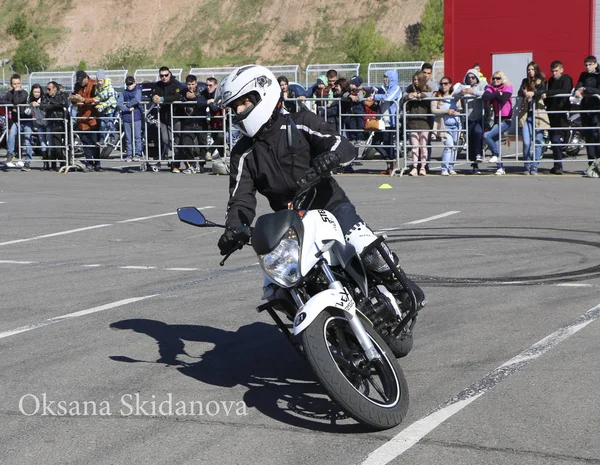 Kazan, RUSSIA, 26 maggio 2018: Apertura della stagione motociclistica  - — Foto Stock