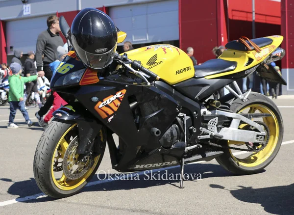 Kazan, RUSSIA, 26 de maio de 2018: Abertura da temporada de motocicletas  - — Fotografia de Stock