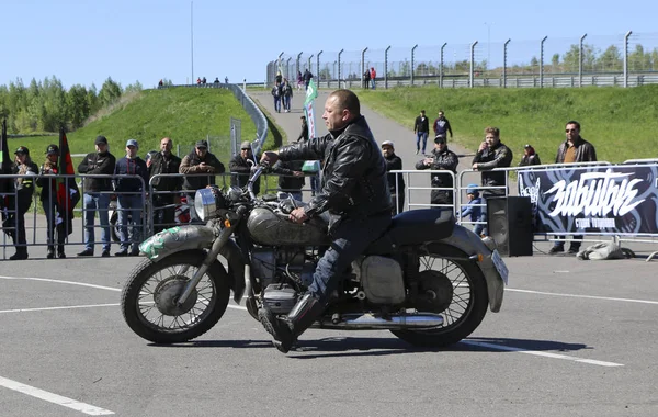 Kazaň, Rusko, 26. května 2018: Otevírání sezóny motocyklu - — Stock fotografie