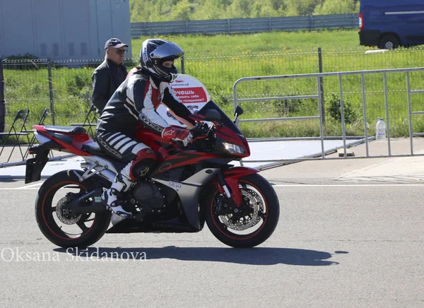 Kazan, RUSSIA, 26 de maio de 2018: Abertura da temporada de motocicletas  - — Fotografia de Stock