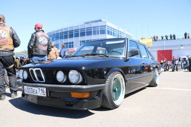 Kazan, Rusya, 26 Mayıs 2018: Motosiklet sezon açılışı - 