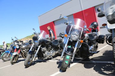 Kazan, Rusya, 26 Mayıs 2018: Motosiklet sezon açılışı - 