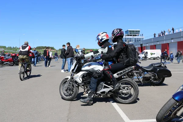 Kazan, RUSIA, 26 de mayo de 2018: Apertura de la temporada de motocicletas  - —  Fotos de Stock