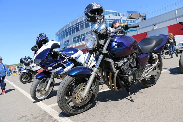 Kazaň, Rusko, 26. května 2018: Otevírání sezóny motocyklu - — Stock fotografie