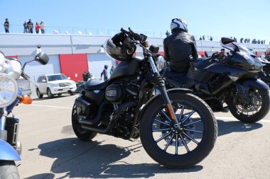 Kazan, Rusya, 26 Mayıs 2018: Motosiklet sezon açılışı - 