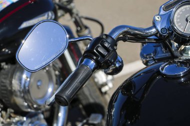 Kazan, Rusya, 26 Mayıs 2018: Motosiklet sezon açılışı - 