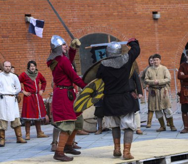 Yoshkar-Ola, Rusya, 25 Mayıs 2019: Tarihi re festivali