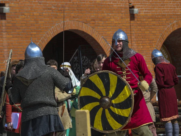 YOSHKAR-OLA, RUSIA, 25 DE MAYO DE 2019: el festival de re histórico —  Fotos de Stock