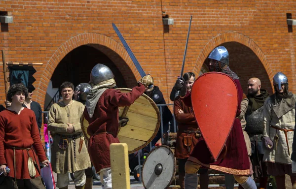 YOSHKAR-OLA, RUSIA, 25 DE MAYO DE 2019: el festival de re histórico —  Fotos de Stock