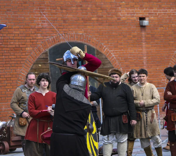 YOSHKAR-OLA, RUSIA, 25 DE MAYO DE 2019: el festival de re histórico — Foto de Stock