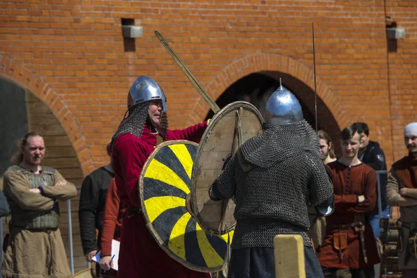 YOSHKAR-OLA, RUSIA, 25 DE MAYO DE 2019: el festival de re histórico —  Fotos de Stock