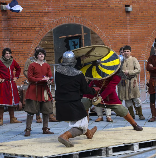 YOSHKAR-OLA, RUSIA, 25 DE MAYO DE 2019: el festival de re histórico —  Fotos de Stock