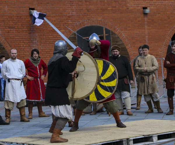 YOSHKAR-OLA, RUSIA, 25 DE MAYO DE 2019: el festival de re histórico —  Fotos de Stock