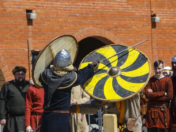 YOSHKAR-OLA, RUSIA, 25 DE MAYO DE 2019: el festival de re histórico —  Fotos de Stock