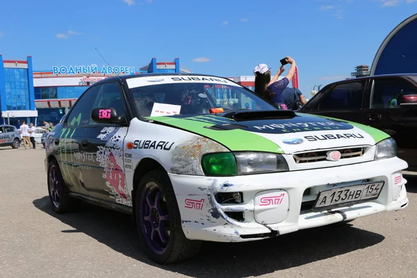 YOSHKAR-OLA, RUSSIA, JUNE 02, 2019: Auto and Motorcycle Exhibiti — Stock Photo, Image