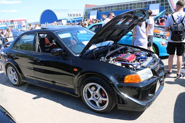 YOSHKAR-OLA, RUSSIA, JUNE 02, 2019: Auto and Motocycle Exhibiti — стоковое фото