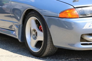 Yoshkar-Ola, Rusya, 02 Haziran 2019: oto ve Motosiklet Fuarı