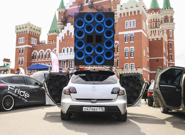 YOSHKAR-OLA, RUSIA, 10 de agosto de 2019: Autosound Festival dedicado al día de la ciudad — Foto de Stock