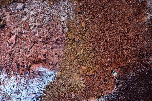 Textures Various Clay Layers Underground Clay Quarry Geological Study Soil — Stock Photo, Image