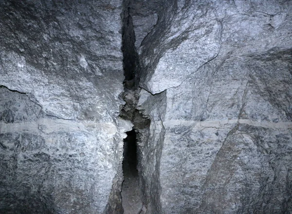 Galerias Abandonadas Velhas Adits Para Extração Processamento Pedra Natural Caverna — Fotografia de Stock