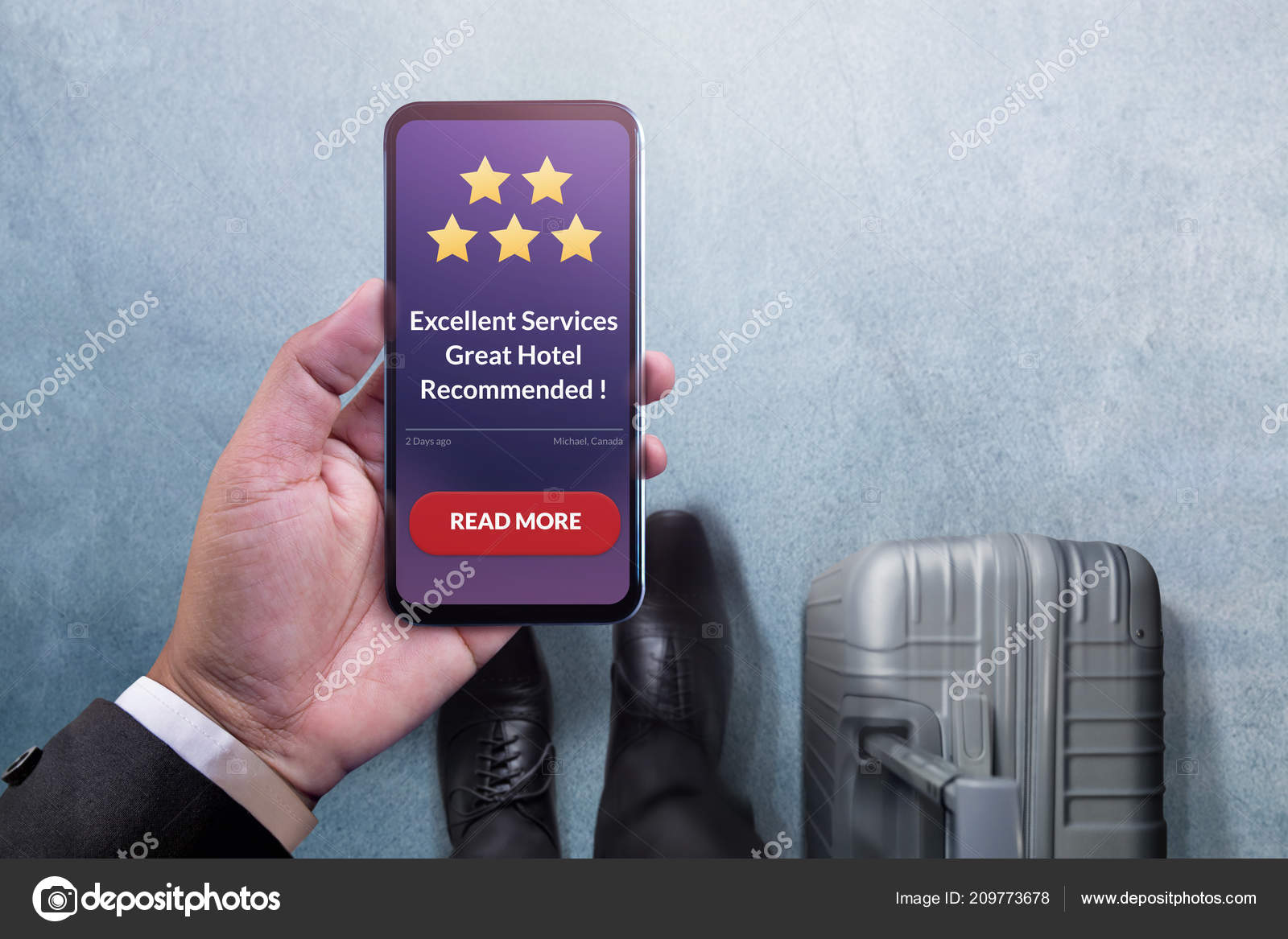 Customer Experience Concept Top View Businessman Walking