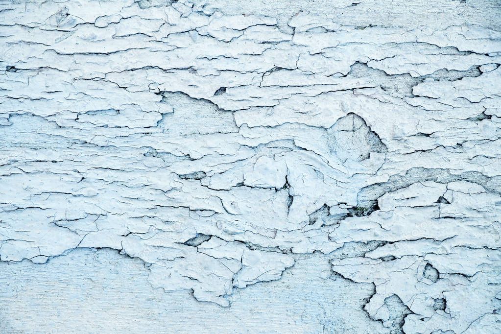 Rough Texture Background, Wooden Aged and Grunge Surface in White Blue Color, Vintage Retro Style on Cracked Paint Backdrop