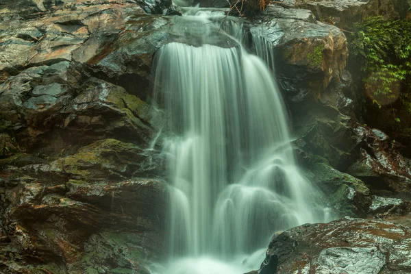 Cascadas Irupu Región Del Nagarhole Kuta Karnataka Con Aspecto Sedoso —  Fotos de Stock