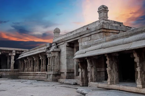 Krásné Krajinářské Architektury Leepakshi Chrámu — Stock fotografie