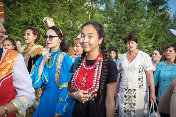 UFA, RUSSIA - JUNE 12, 2019: folk — Stock Photo, Image