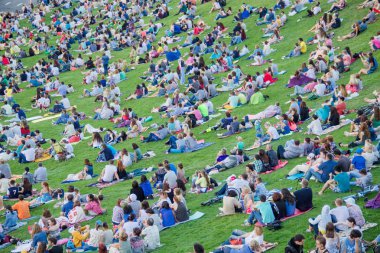 Ufa, Rusya - 7 Temmuz 2016: Klasik müzik 