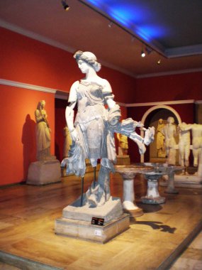 Antalya, Türkiye'nin şehrin tarihi Müzesi'nde antik heykeller