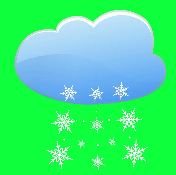 cloud and snow weather nature season cold winter illustration