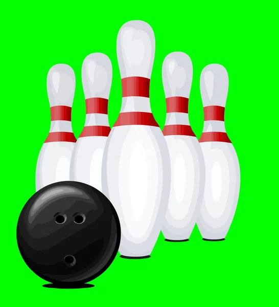 bowling pin ball sport recreation competition target illustration