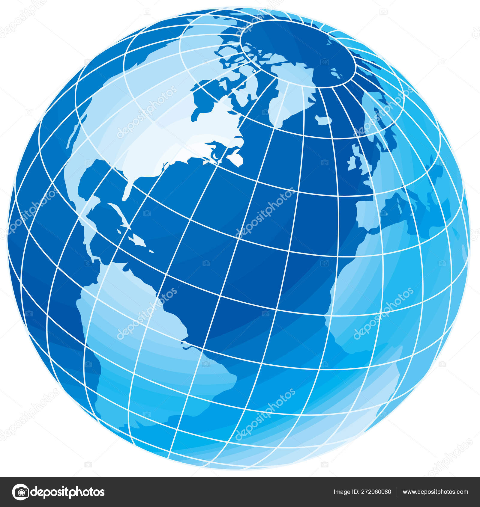 Earth Globe Map Lines