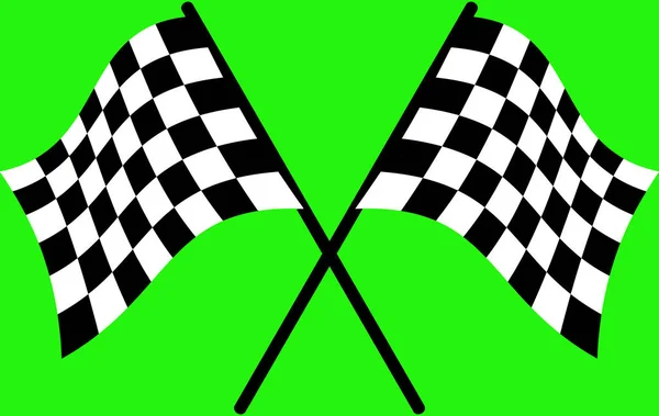 racing flags championship victory illustration black white