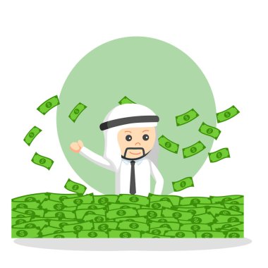 Sultan görev tasarımı vektör illüstrasyonu