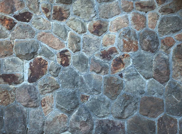 Textur Aus Stein Ziegel Einer Zufälligen Größe — Stockfoto